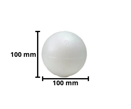BOLA ISOPOR 100MM